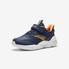 Anta Kids Synthetic Leather Comfortable Versatile Lightweight Shock Absorbing Low Top Running Shoes Kids Sneakers Blue White A312345567H-7