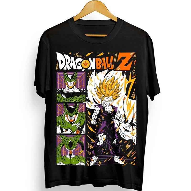 2026 Hot Sale Dragon Ball Retro 90s Anime Tshirt Highend Luxury Style Unisex Short Sleeve Tees