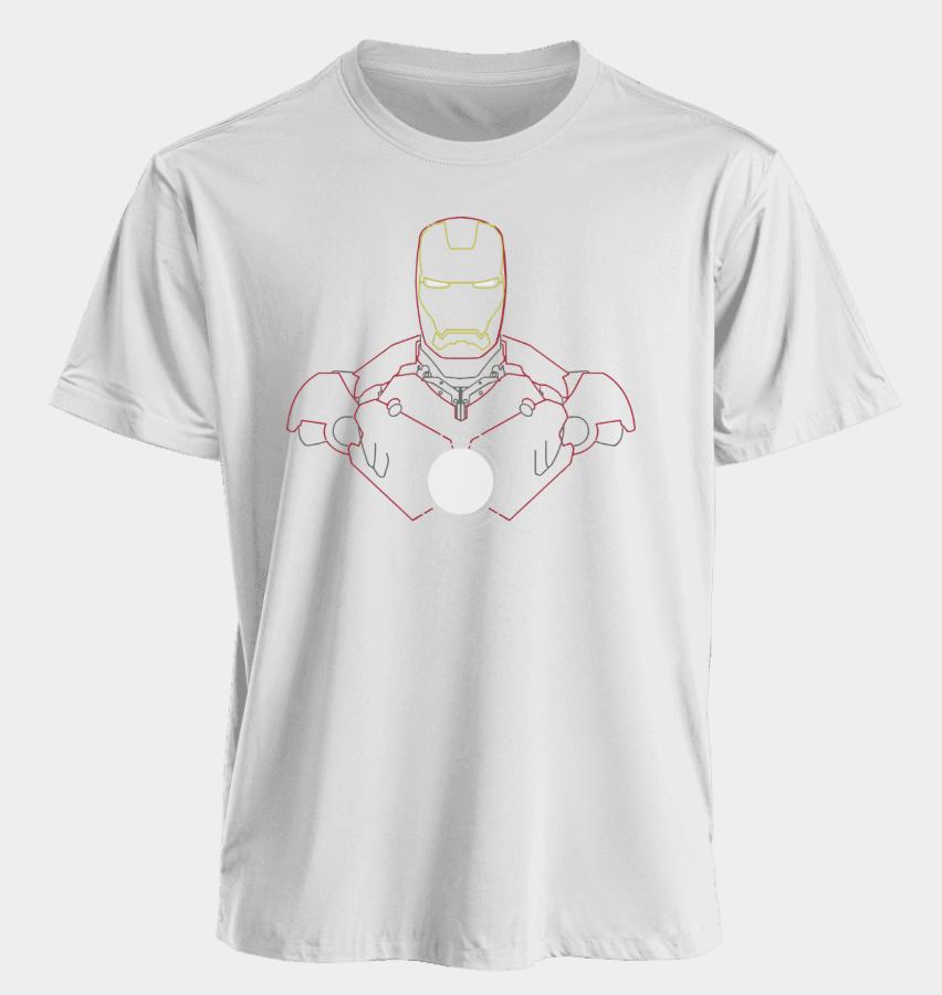 The Avengers Men's and Women's T-shirts Iron Man Summer American Spring and Autumn Sports Fitness Casual Short Sleeves