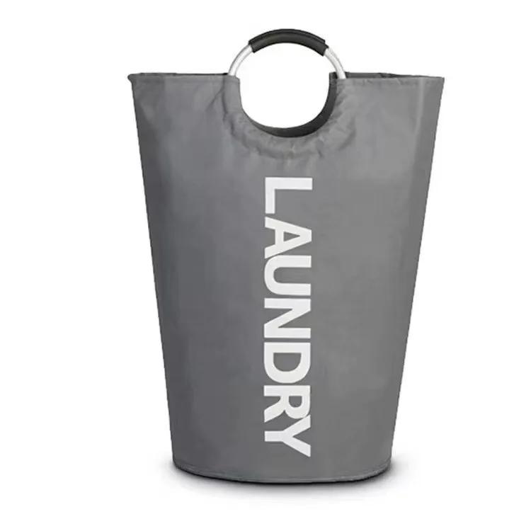 Portable Folding Fabric Oxford Cloth Dirty Clothes Hamper - Essential for Clothes And Sundries Storage
