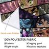 Клинок, рассекающий демонов Kimetsu No Yaiba Настенный гобелен Эстетичный настенный подвес Печатный тканевый плед Декоративные гобелены для спальни гостиной Домашний декор