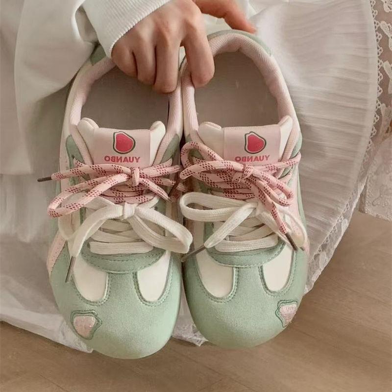 Women's new platform white shoes versatile niche shoes student soft baseplate shoes