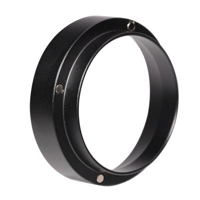 Doseringsrakt i aluminium for espresso, Doseringsring egnet, (51,53,58mm)