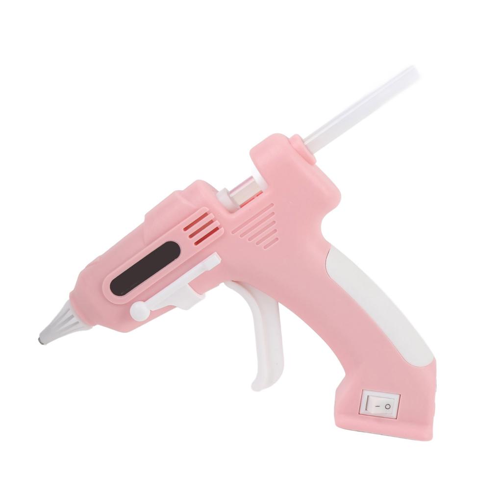 Electric Hot Glue Kit with 10Pcs 7mm High Adhesion Sticks Cordless Hot Melt Glue Tool for Home and Crafting