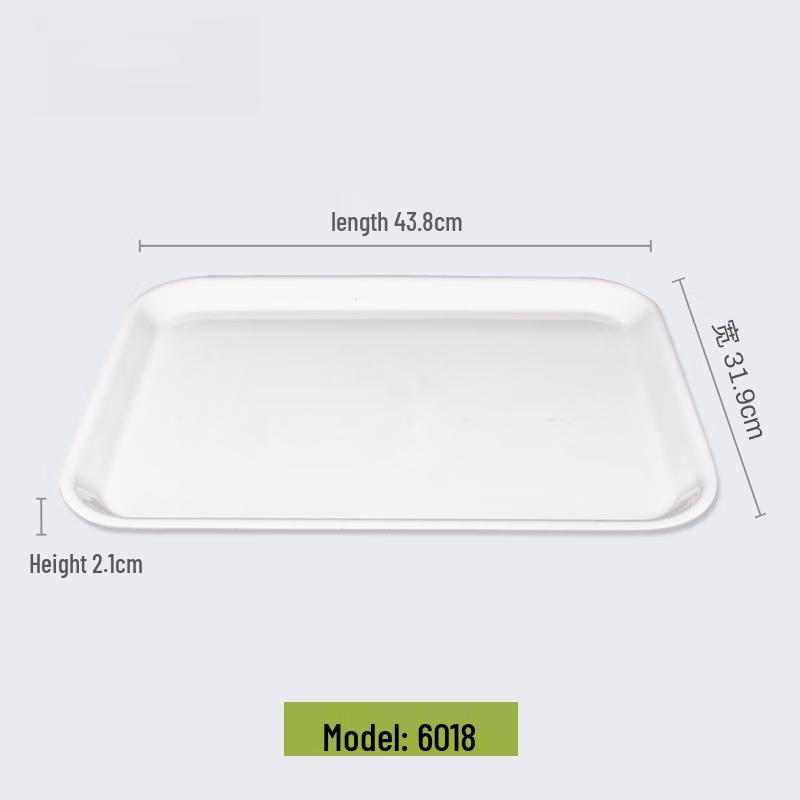 Wuhe 20-inch Round Stone Non-slip Fast Food Tray