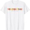 Yellowstone National Park 70s 80s Retro Type Graphic T-Shirt