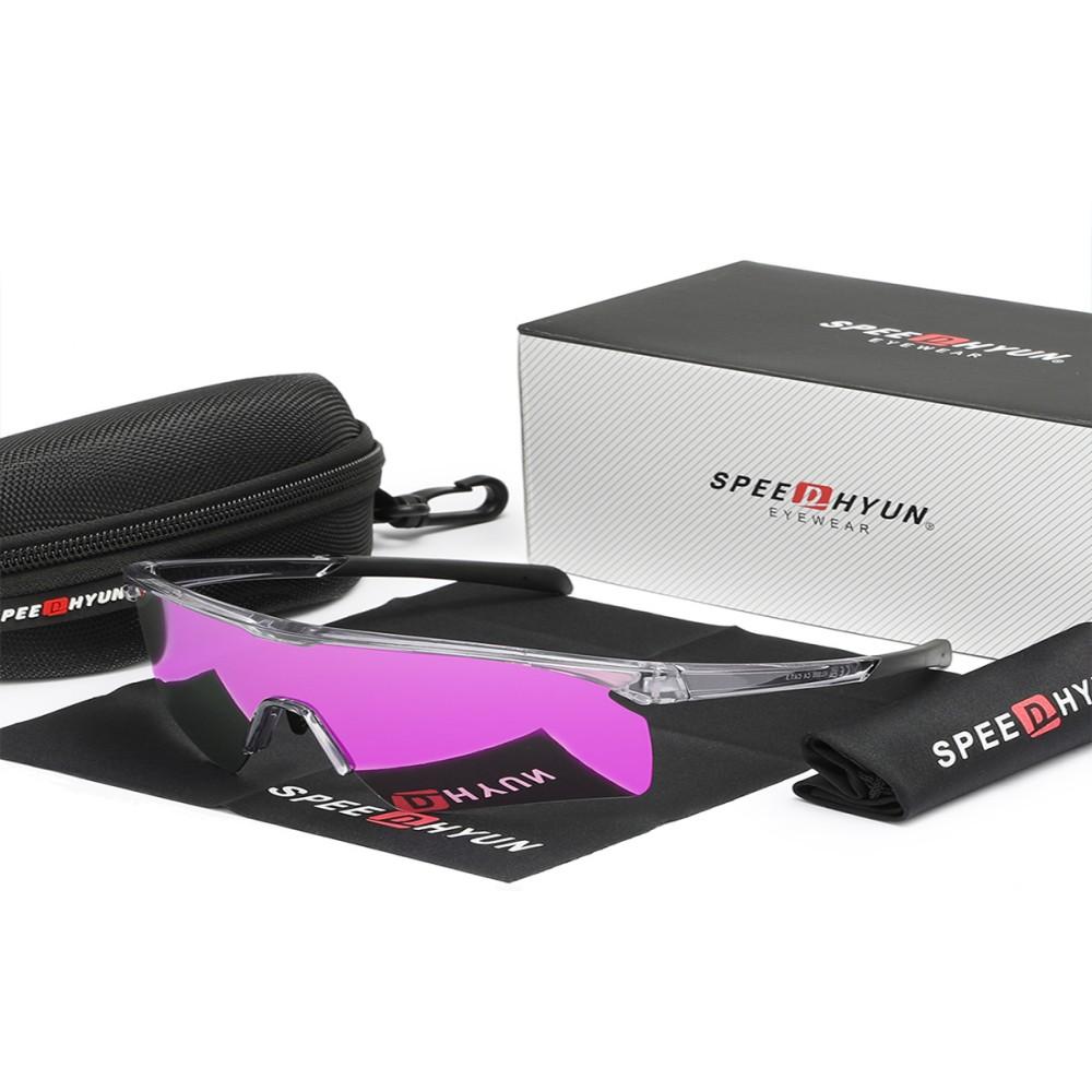 Anti-Fog Mountain Bike Glasses SPEEDHYUN Polarized UV400 & Ventilation System for Trail Riding