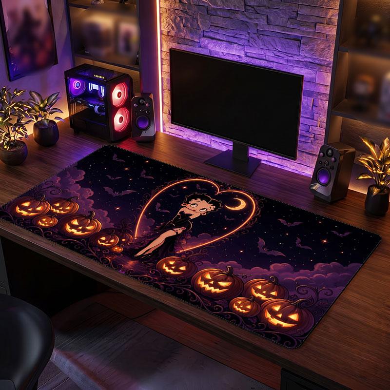 Big Mouse PadBetty Boop Extended Soft Desk Mat Gaming Office Computer Table Decor Mat