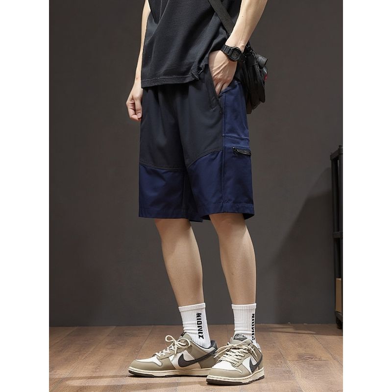 Mountain Style Outdoor Sports Quick-Drying Cargo Shorts Men's Summer Thin Cropped Pants Foreign Trade Men's Casual Pants