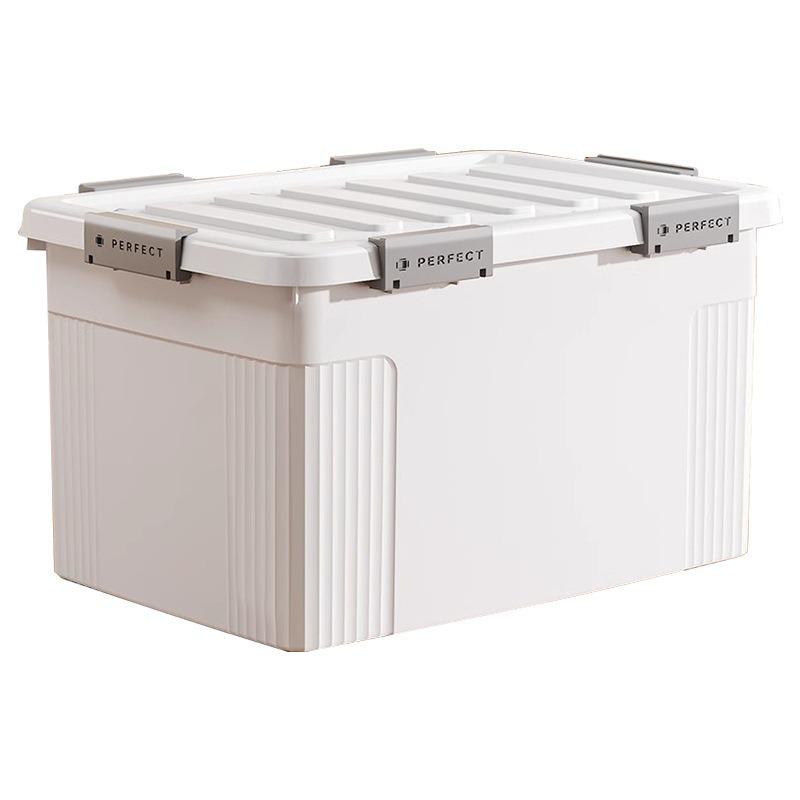Extra Large Plastic Storage Box with Wheels for Toys, Snacks, Clothes - Thickened Container for Living Room & Bedroom
