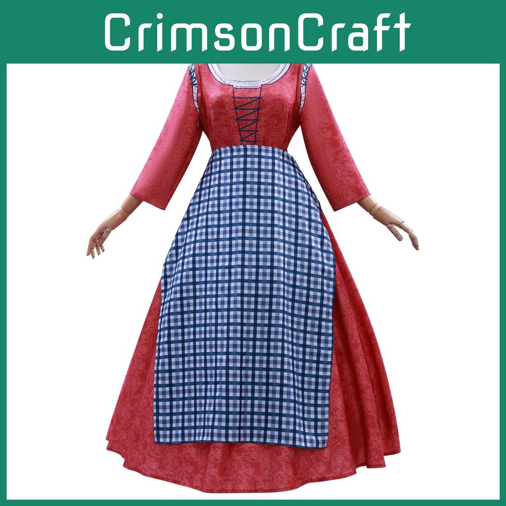 White Princess Snow Cosplay Costume Maid Uniform Halloween Party Gift Fashion