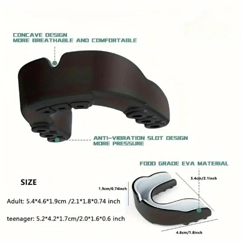 Adult Sports Mouthguard Muay Thai Boxing Teeth Protection Mma Fighting Mouth Guard Children Rugby Fight Training Braces
