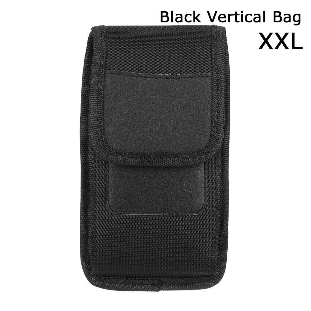 New Fashion Oxford Cloth Mobile Phone Pocket Nylon Fabric Wear Belt Waist Packs Protective Case With Clip Bag Accessories