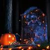 1.5m 10Led Halloween Light String Pumpkin Skull Eye Balls Ghost Festival Party Lantern Trick Or Treat Happy Halloween Day Decor