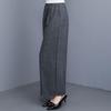Pantaloni Larghi Estivi Abbigliamento Donna Taglie Forti Casual Larghi Vintage Vita Alta Pantaloni Neri