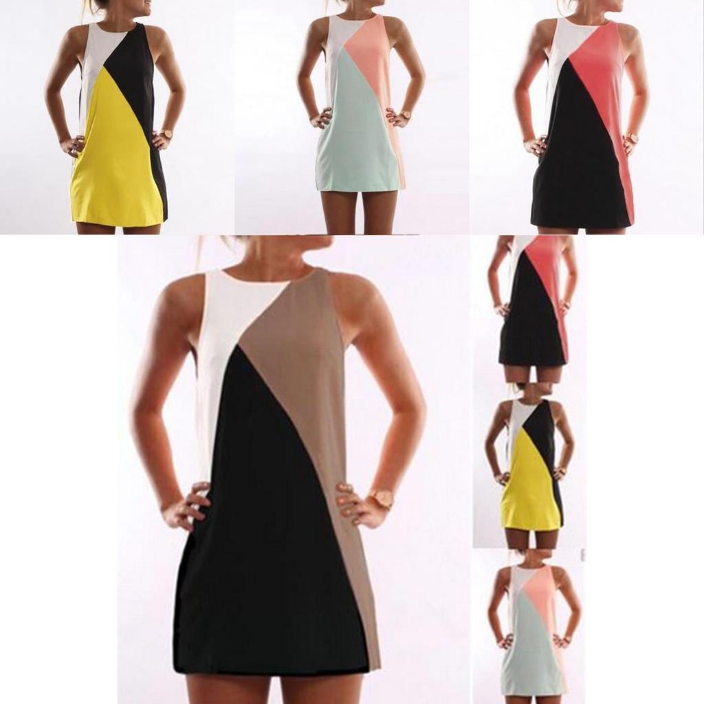 Women Sexy Sleeveless Dress Elegant Mini Dress Ideal For Parties And Casual Events**