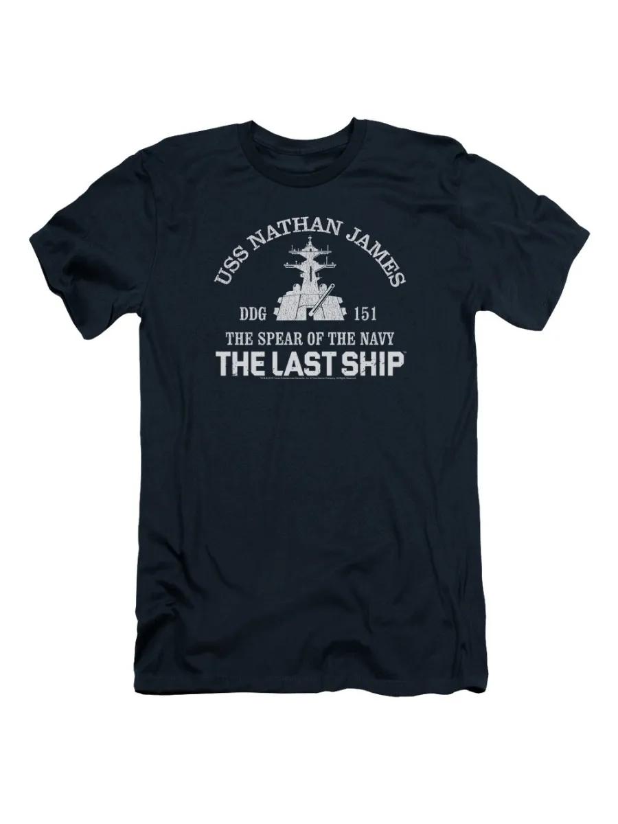 

USS Nathan James DDG151 The Last Ship TShirt 100 Cotton ONeck Summer Short Sleeve Casual Mens Tshirt Size S3XL S