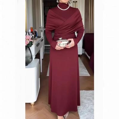 Women's Slim Fit Two-Piece Cross Design Dress