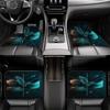 4pcs Car Floor Mat Set | Compatible With Sedans/SUVs/Trucks | Carpet Material | Anti-Slip Design | Easy To Clean | Tropical Plan