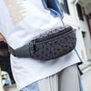 Genți de piept matlasate cu geometrie luminoasă laser pentru femei, genți de talie la modă, colorate, genți fanny cu paiete, genți crossbody pentru femei