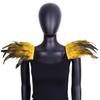 Elastic Ball Shawl Gothic Style Performance Shawl Simple Feather Shoulder Badge  Performance