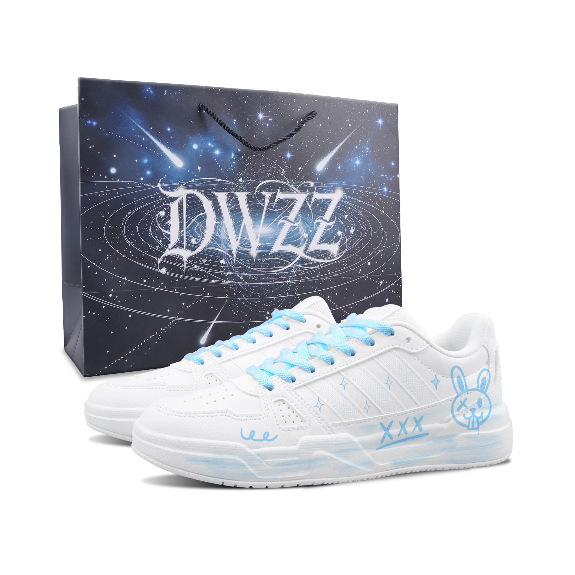 Adidas LITE BALLER Skateboard Shoes Unisex Low top White Blue Colorway JS4358(Team-2033SBOX) 39⅓