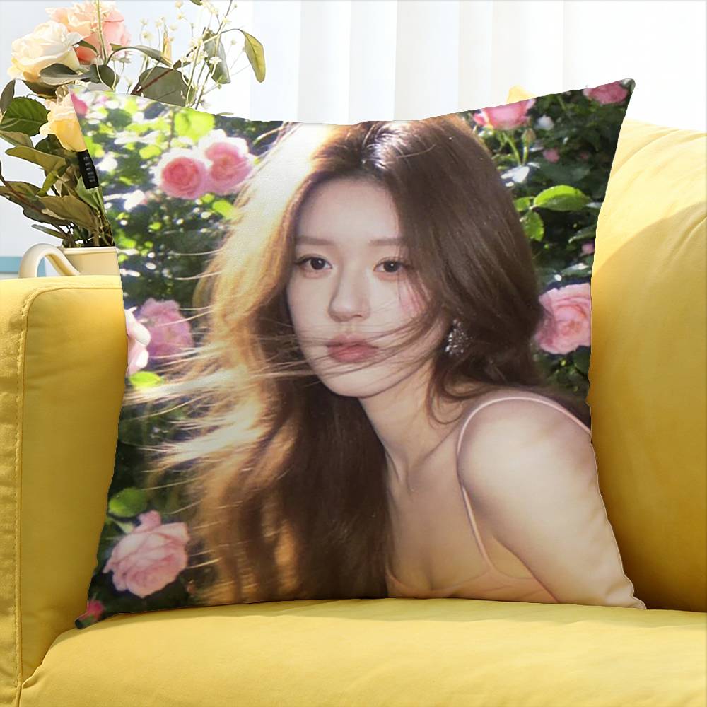 Rosy zhao lu si Various Sizes Square Pillow Case For Car Home Bedchamber Decor