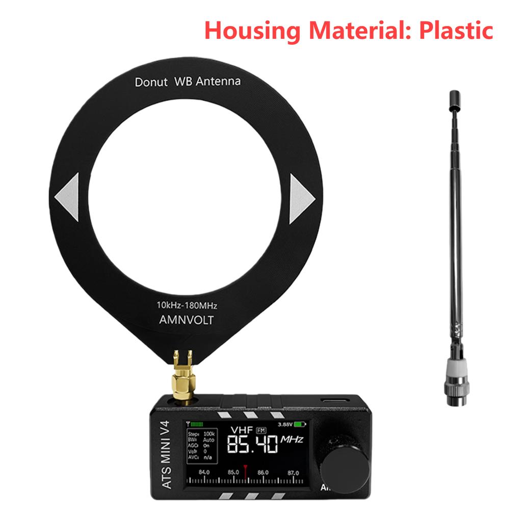 NEW AMNVOLT V4 ATS MINI SI4732 Radio ESP32-S3 SI4732 DSP Radio FM AM SSB LSB USB Receiver Mini Pocket Radios for Indoor Outdoor