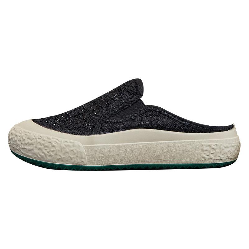 Fisherman Shoes Platform Lazy One Pedal 2025 Spring and Summer New Small Fragrant Wind Mesh Breathable Casual Bag Head Half Slippers