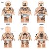Classic Trendy Tattoo Pattern Building Blocks Minifigure Toy Set