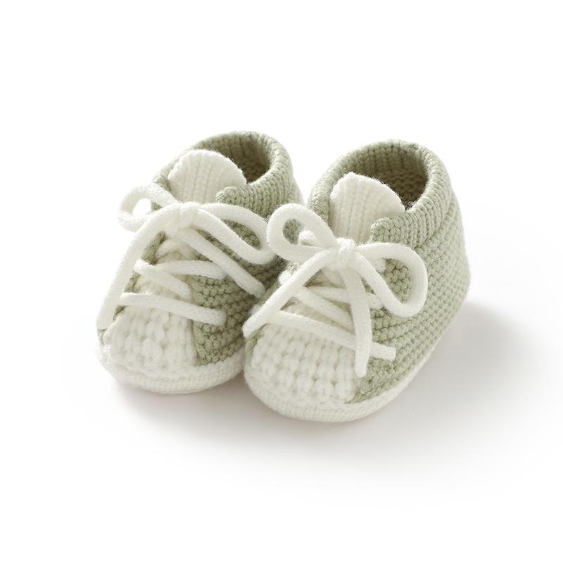 

Baby Booties Knitted Infant Boy Girl Non-Slip First Walkers 0-18m Newborn Netural Soft Soled Crib Shoes Toddler Outdoor Footwear 9