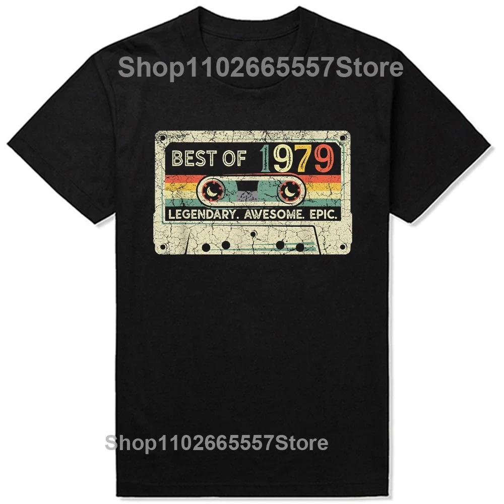 Made In 1979 Limited Edition 45 Years Of Being Awesome T Shirts Gifts Cotton Summer Tees Tops Unisexs Short Sleeve Tshirt