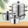 Sule Stainless Steel 3-Piece Cookware Set
