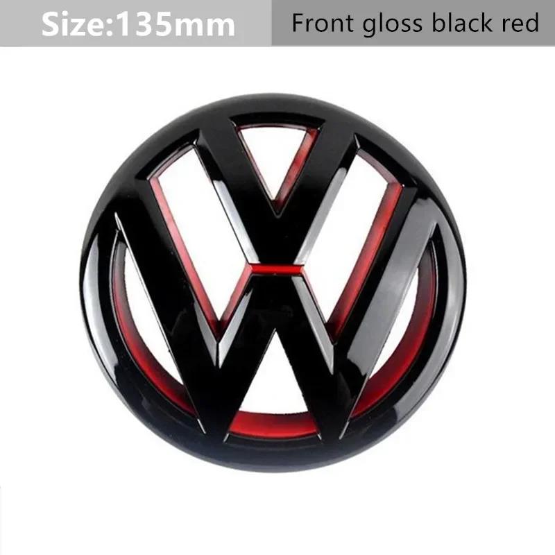 Styling Mouldings For VOLKSWAGEN VW Car Front Grill Badges Rear Trunk Emblem Lid Covers Logo Sticker For VW Volkswagen Golf 6 Go CWW1