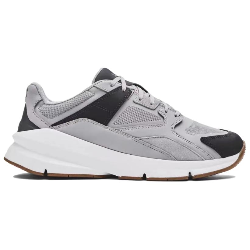 Under Armour Men's Forge 96 Retro Casual Sneakers Grey Black White Gum 3027718-105