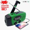 Enhanced All-Band Hand-Crank Solar Radio with High-Intensity Light & SOS Function for Outdoor Emergencies