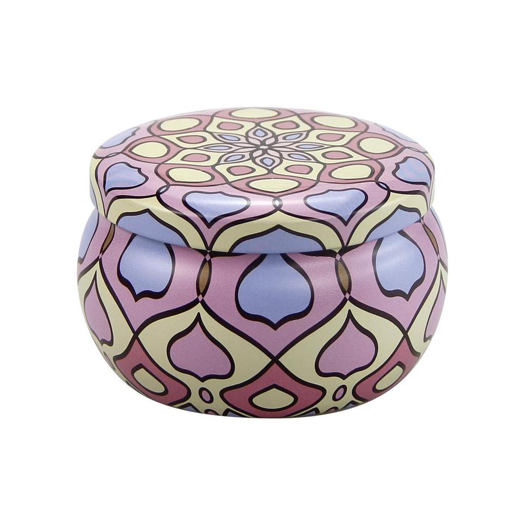 2.2 Oz Tea Pear Paste Candy Tin Gift Box with Candle Can Storage