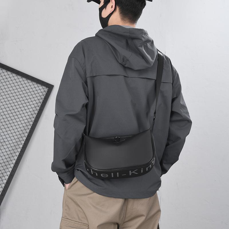 Crossbody-veske for menn Stor skulderveske