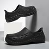 Waterproof Oil-Proof Non-Slip Chef Shoes Men's Work Shoes Slip-On Safety Shoes Anti-Odor Wear-Resistant EVA