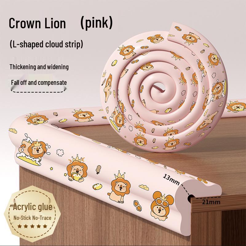 Non-adhesive Thickened Anti-collision Strip for Infants and Kindergarten Furniture Corners