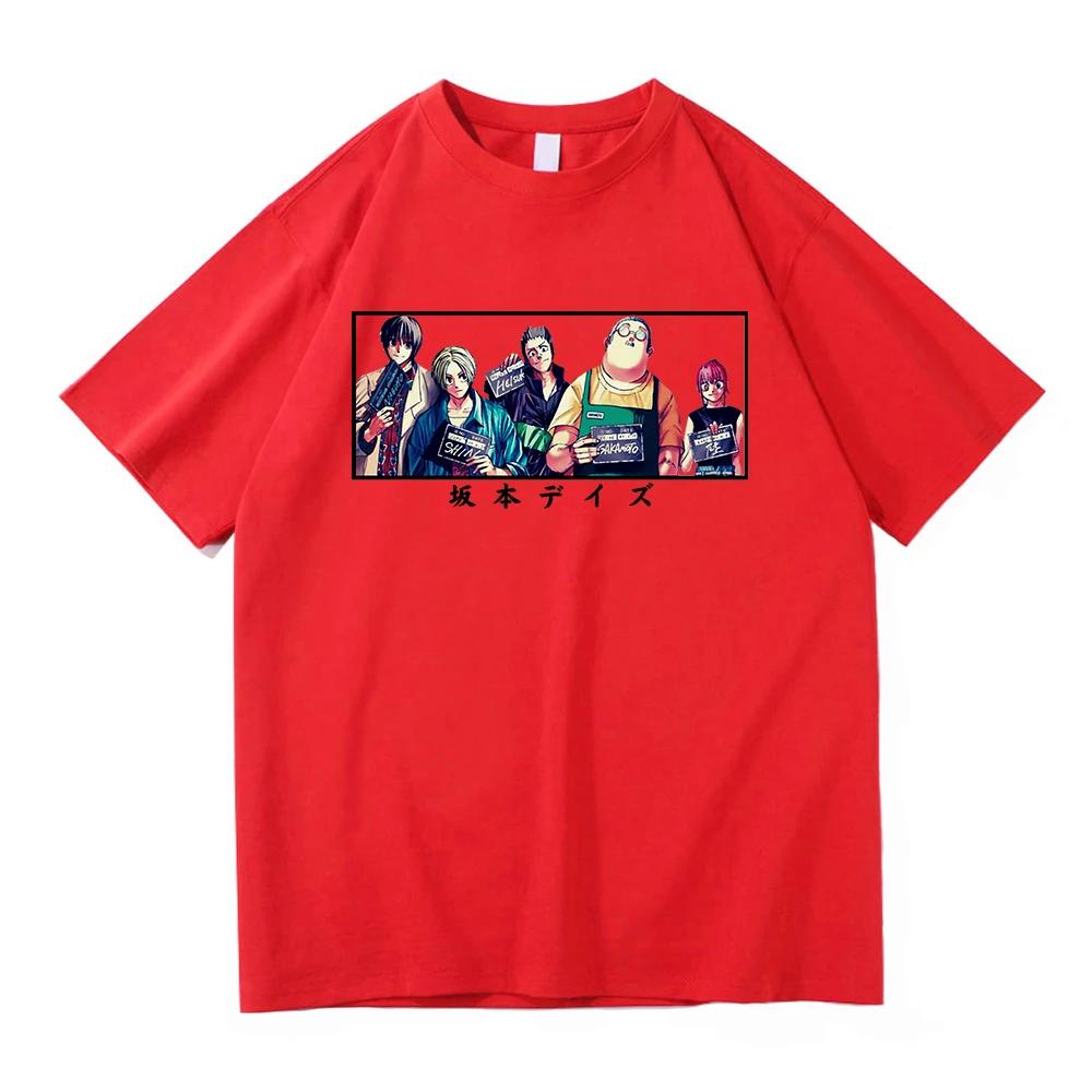 Summer 100% Cotton Comfortable Men's T-shirt Japanese Anime Pattern T-shirt Outdoor Leisure Loose Street T-shirt