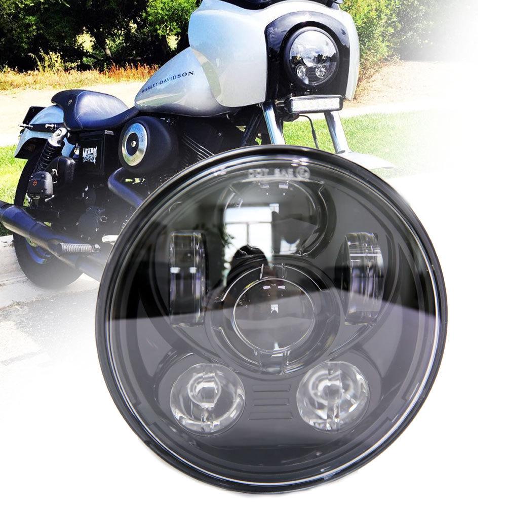 Harley-Compatible 45W 5.75" Motorcycle High/Low Beam Headlight