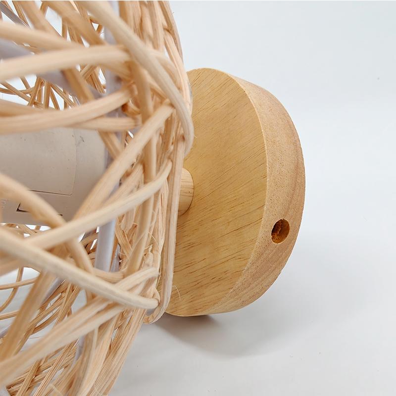 Creative Handmade Bamboo Woven Ceiling Light Simple Lampshade Living Room Dining Room Kitchen Decoration Lighting