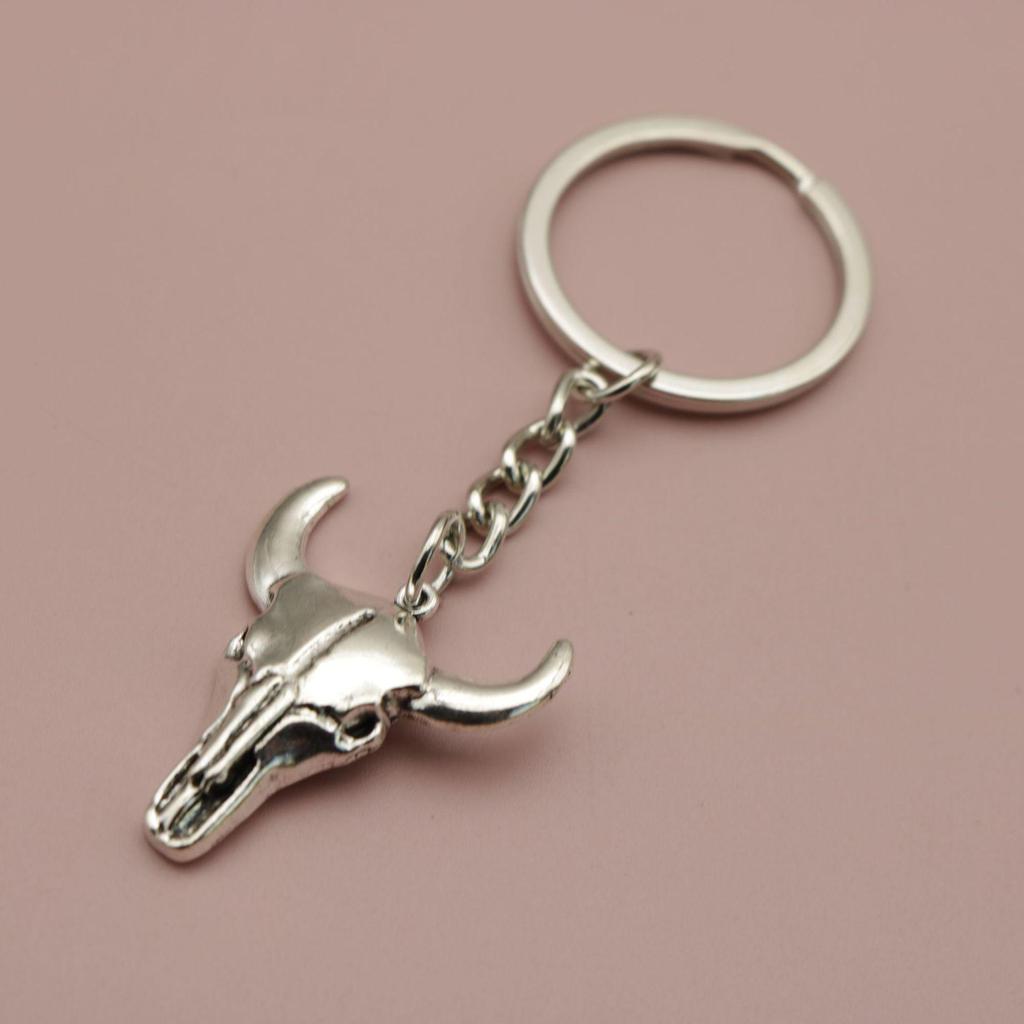 Xiyin Simple Bull Head Keychain Pendant - Hot-Selling Accessories