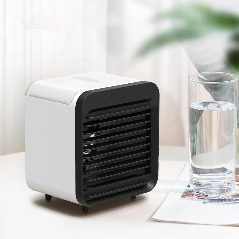 Portable Usb Chargeable Mini 3 Gear Air Conditioner Cooler Fan Air Conditioner Air Cooling Office Desktop Fan Parts