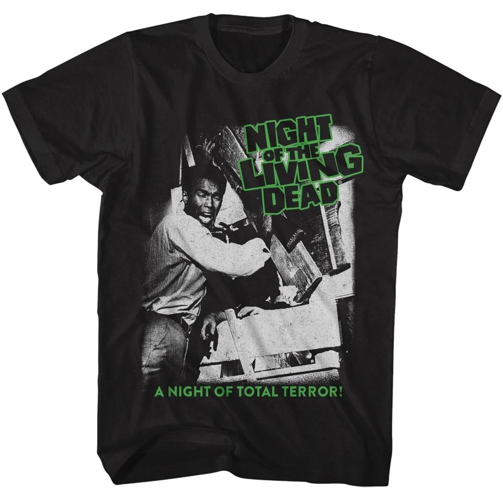 Night Of THe Livivng Dead Movie Zombies Busting Through Windows Men s T shirt S