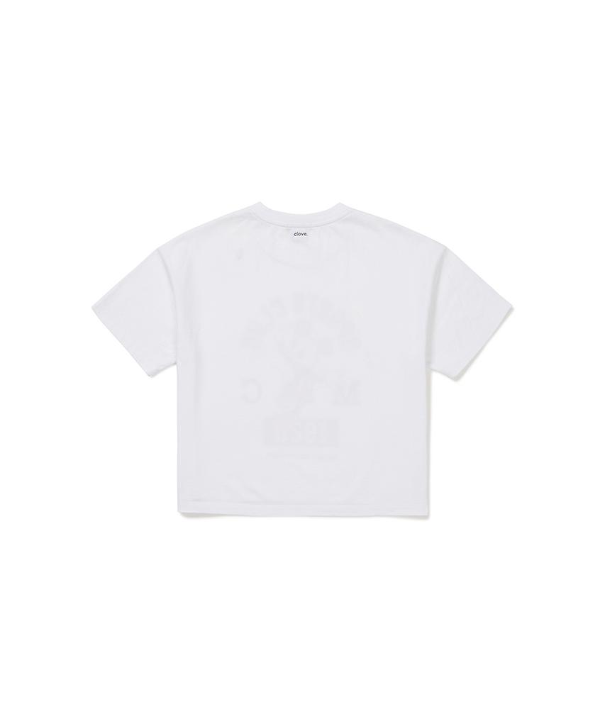 CLOVE [26Sm Clove] Mickey_Short T-Shirt (White)