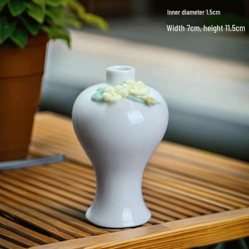 Hand-Pinched Ceramic Vase: Travel Souvenir & Home/Office Decor