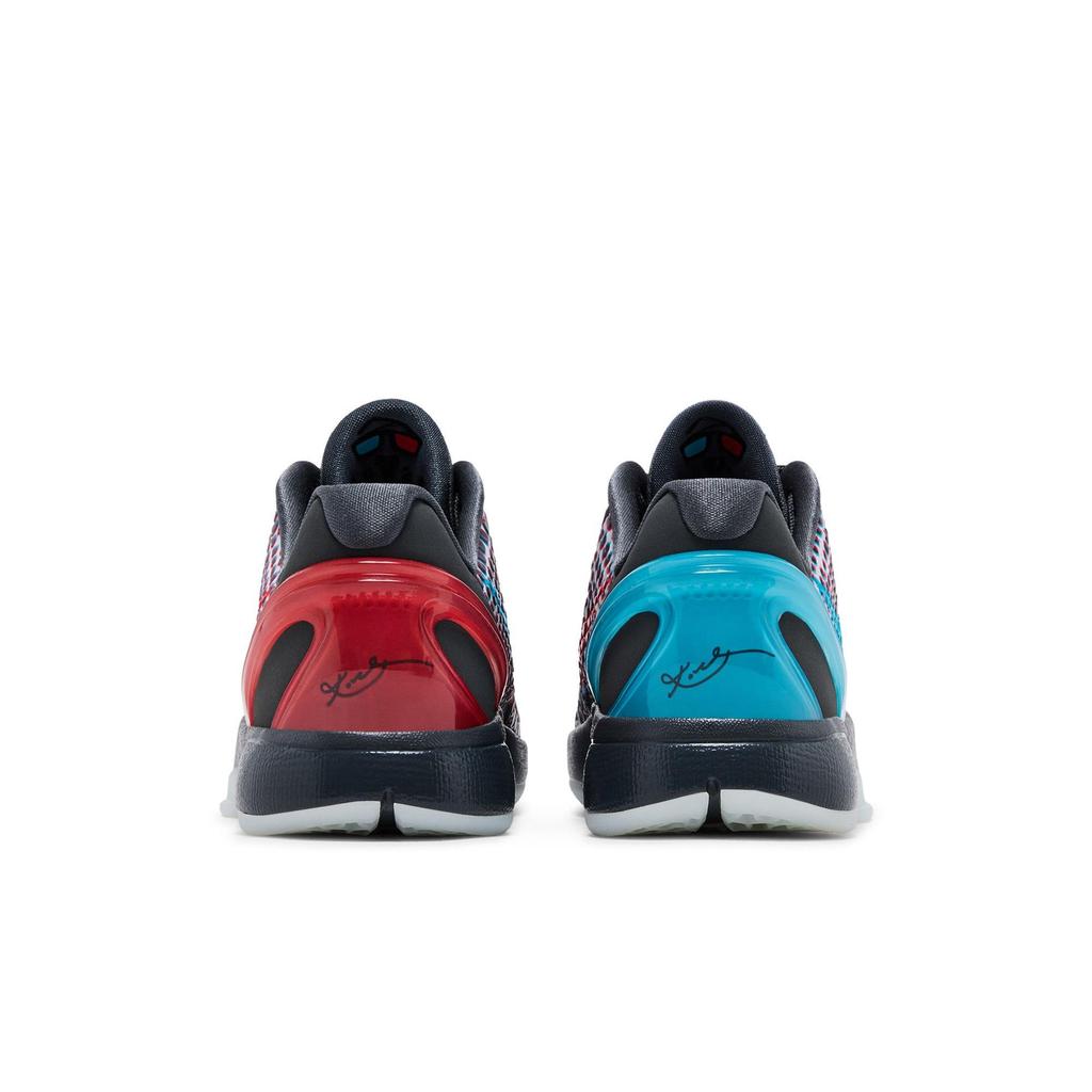 Nike Zoom Kobe 6 Protro Grade School '3D All-Star' (Uniseks) Donkergrijs / Chloorblauw-Gewaagd Rood Kinder Basketbalschoenen HM4824 002