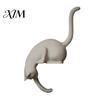 Portachiavi da Parete Gancio Gatto con Lanterna, Gancio Artiglio Decorativo Stampato in 3D con Luce LED, Scaffale Creativo per Libreria Scrivania e Ingresso Artigianato Fatto a Mano